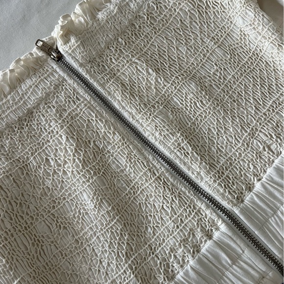 Sea New York Willa Smocking Romper in White - Picture 11 of 16